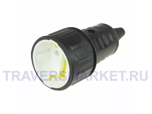 Кабельная розетка с з/к, 16А, IP 20 PROCONNECT