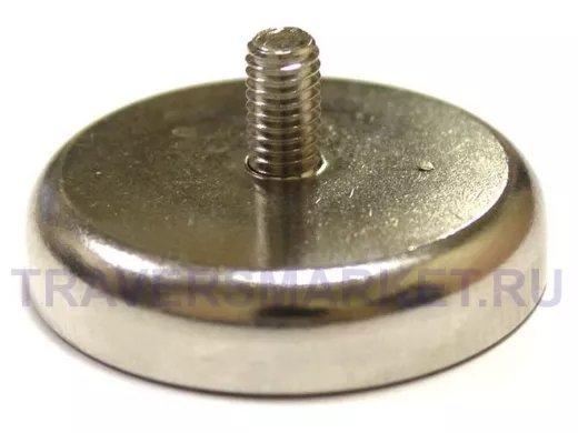 Неодимовый магнит; крепление с винтом C42 М8 "MAGNEOD-151150" (66кг)