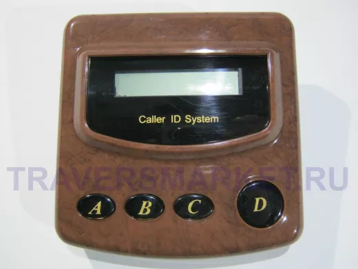 Телефон приставка  АОН Теллур- Т130К  коричн.мр.