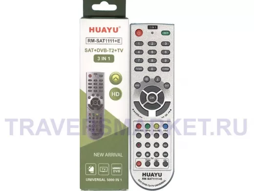 Пульт для спутниковых ресиверов HUAYU  (SAT) RM-SAT1111+D/EF UNIVESRAL