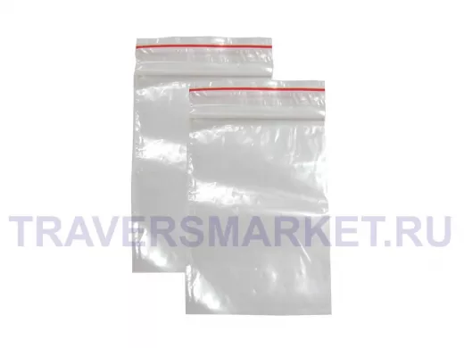 Пакет с защёлкой (замком)   60х80мм "PKT-16691", грипперы с застёжкой Zip-Lock (100шт) (цена за 1шт)