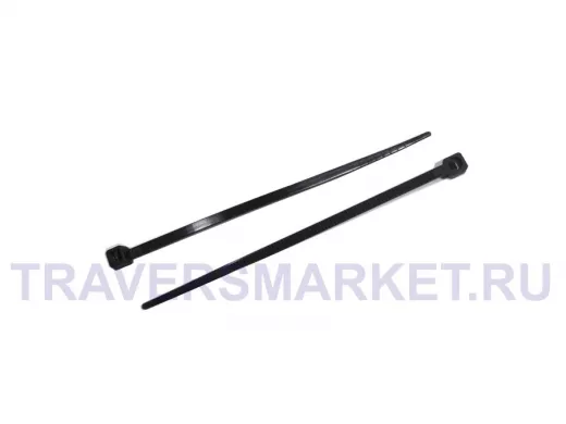 80х2,5мм кабельный хомут (стяжка нейлонoвая) черная (100 шт) нейлон 6,6, OMAX