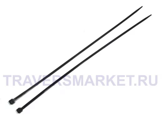 400х4,8мм кабельный хомут (стяжка нейлонoвая) nylon черная (100 шт) 6,6, OMAX