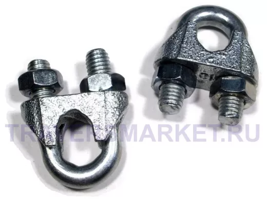 Зажим для стальных канатов DIN 741 10мм