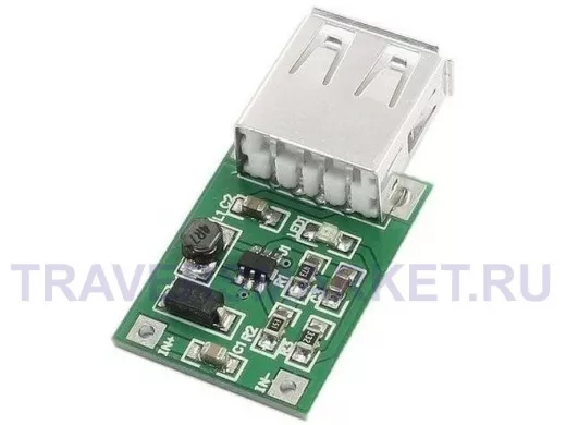 Модуль DC-DC повышающий вход 0,9-5В выход 5В USB раз.0,5А