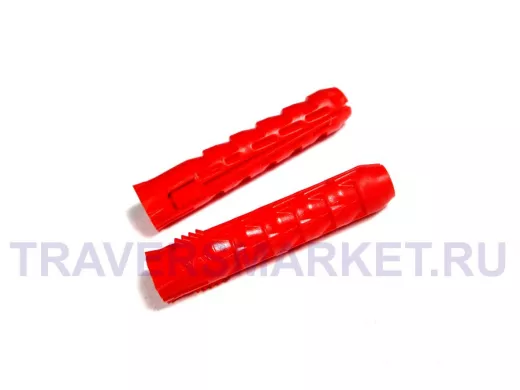 Дюбель  8х 40 полипропилен, красный