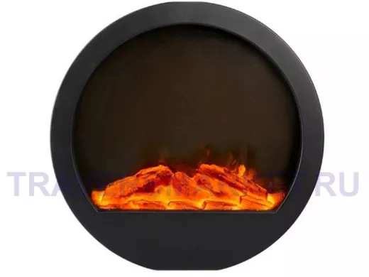 Светильник ФАZA  FL-D36USB (светильник-камин,- 3хLR14, круглый). Декоративный светильник с реалистич