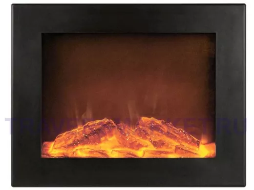 Светильник ФАZA  FL-L34USB (светильник-камин- 3хLR14, квадр). Декоративный светильник с реалистичной