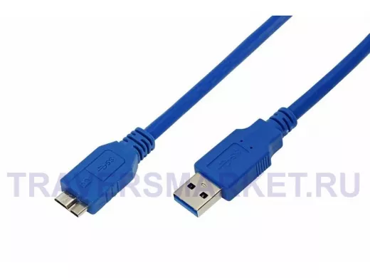 Кабель микро USB (AM/microBM)  1.5 м 5pin штекер v3.0 R18-1634
