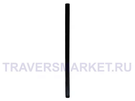 "PODPORA NIZKA" столбик-опора забора высотой 1 метр, диаметр 50мм, цвет: чёрный