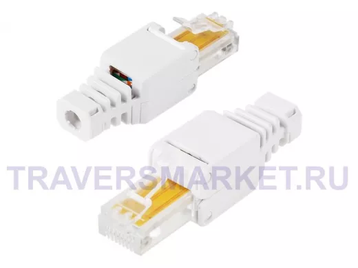 Штекер 8P8C RJ45  быстрозажимной ручной REXANT