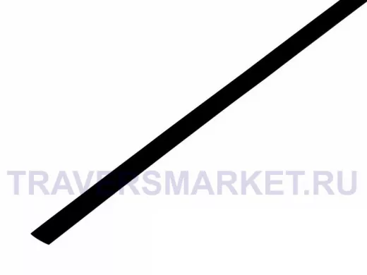 Термоусадка 4.0 / 2.0 мм 1м черная  R20-4006