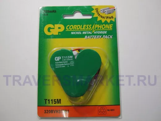 Аккумуляторы  GP T-115 (280mA 3.6V)