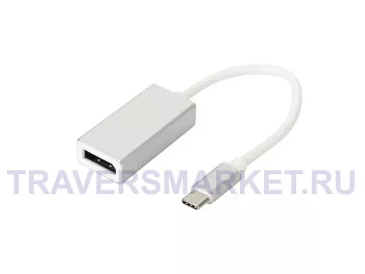 Орбита OT-AVW56 переходник (штекер TYPE-C -  гнездо Displayport) 15см