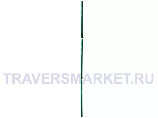 "PODPORA OBROVSKA" ЗЕЛЁНЫЙ столбик-опора забора высотой 3 метра, разборная, диаметр 50мм