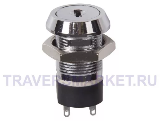 Выключатель ключ диам 19 250V 2А (4с) ON-ON  REXANT