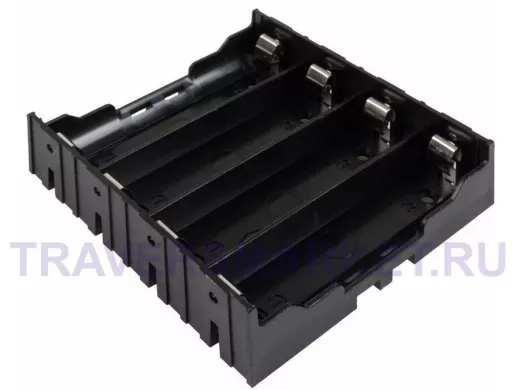 Батарейный отсек для 4 х18650  Li-ion (на плату)