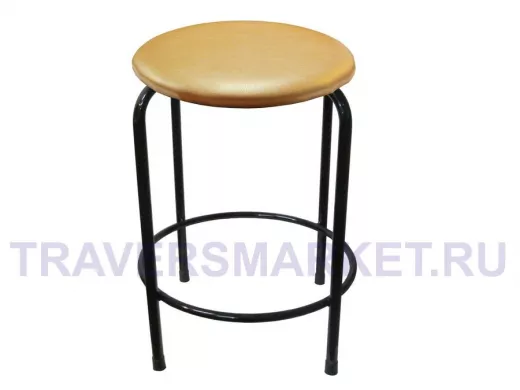 Табурет с подставкой для ног и полкой 