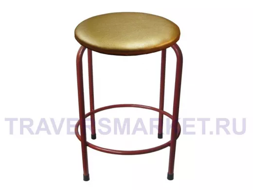 Табурет с подставкой для ног и полкой 