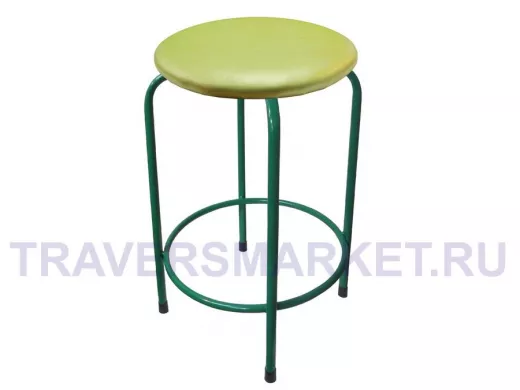 Табурет с подставкой для ног и полкой 