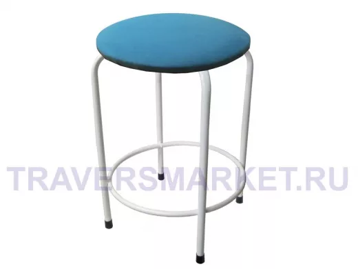 Табурет с подставкой для ног и полкой 