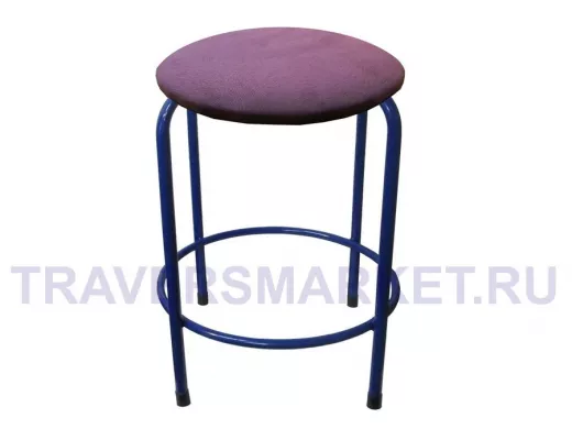 Табурет с подставкой для ног и полкой 