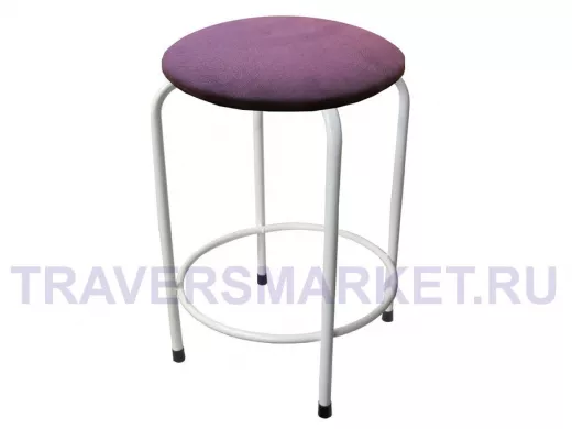 Табурет с подставкой для ног и полкой 