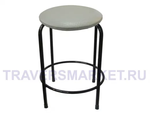 Табурет с подставкой для ног и полкой 