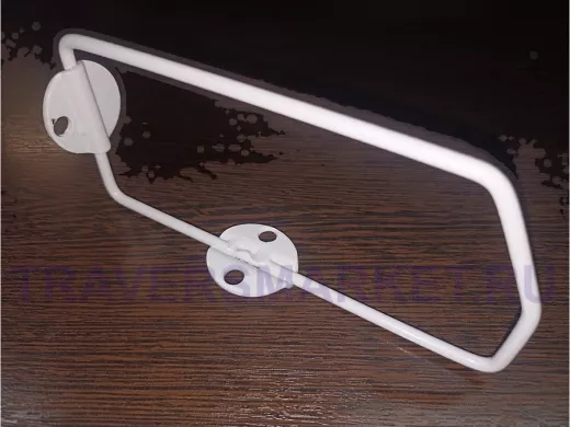 Кронштейн (К СТЕНЕ) для полки, высота 7см, вылет 15,4см, серый "ПАПАОС 214450" треугольный