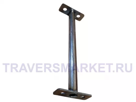 Кронштейн для многоуровневых полок, диаметр 12мм длина 165мм, черный, 1 шт 