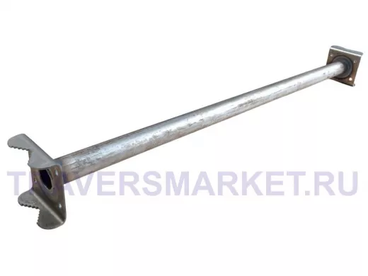 Кронштейн для параллельных труб диаметром от 15 до 51мм длина  75см "HIWOLL-217079" стальной, серый