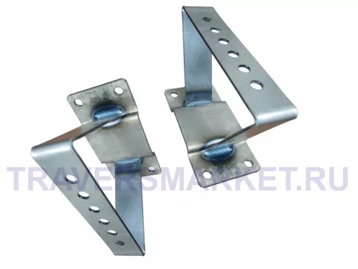 Кронштейн для двух прожекторов на квадратную трубу 40х40мм 