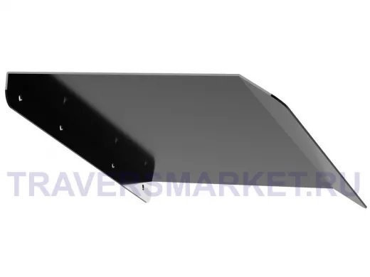 Козырёк для защиты электрощита от дождя "POHER-217419" черный, ширина 41 см, вылет 27 см, сталь 2 мм