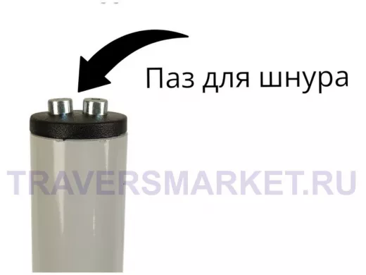 Заглушка диаметром 32мм с двумя ограничителями 