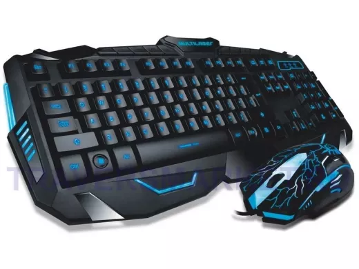 Проводной комплект клавиатура+мышь V100