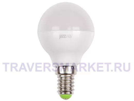 Светодиодная лампа JazzWay PLED-SUPER POWER  G45  7W=60W  3000K  530Lm  E14   230/50