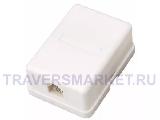 Телефонная розетка 1 гн. RJ-11(6P-2C), внешняя (50 шт/уп)  PROconnect