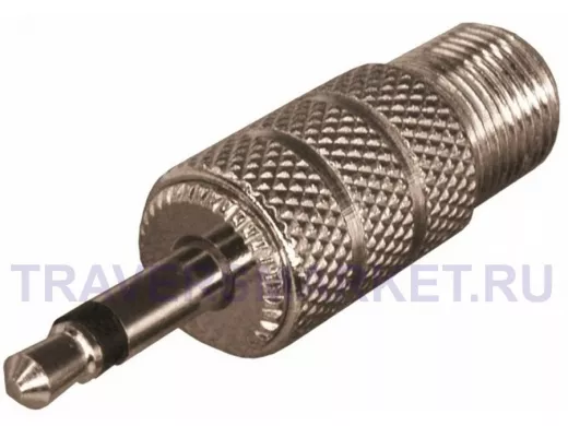 Переход гнездо F-штекер 3.5 мм mono PROCONNECT