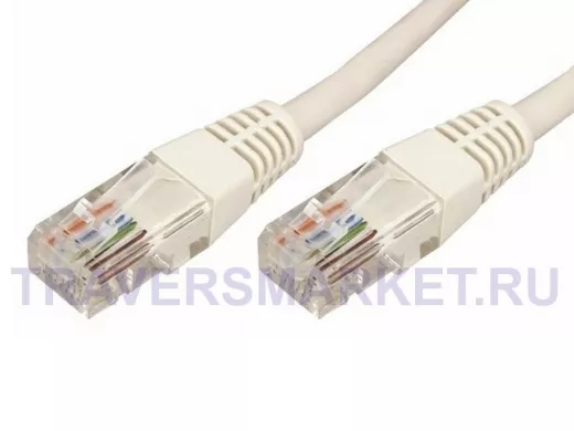 Патч-корд REXANT 25 метров  UTP 5e кат. литой  25М  СЕРЫЙ