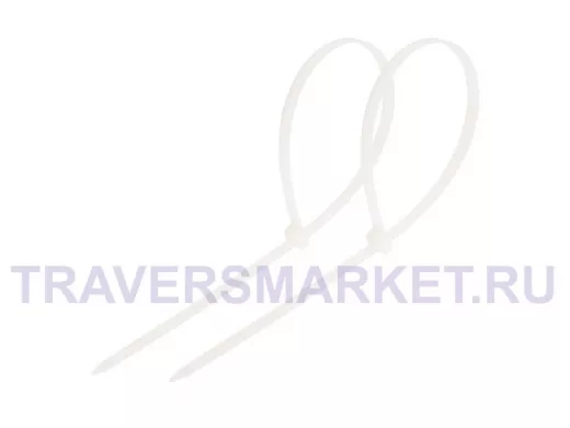 200x2,5мм кабельный хомут (стяжка нейлонoвая) nylon 100 шт. белый PROCONNECT