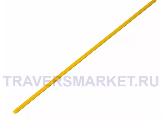 1.0 / 0.5 мм 1м термоусадка желтая  REXANT
