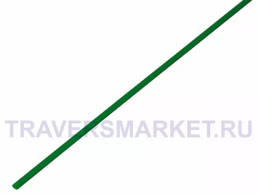 1.0 / 0.5 мм 1м термоусадка зеленая  REXANT