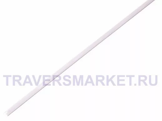 2.5 / 1.25 мм 1м термоусадка белая  REXANT