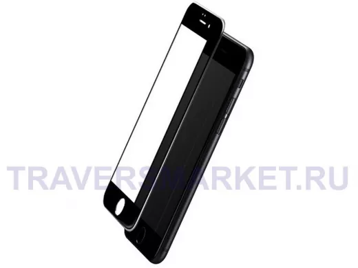 Стекло защитное iPhone  7/8 2.5D BLACK