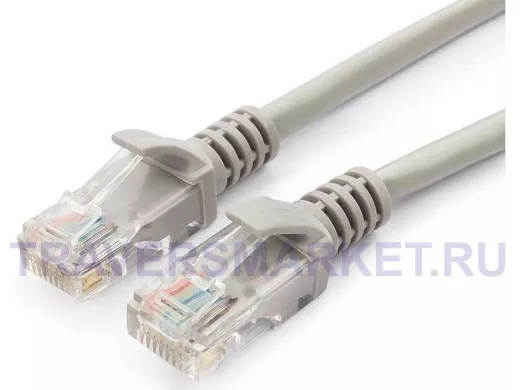 Патч-корд Cablexpert PP12-10M кат.5e, 10м, UTP литой, многожильный (серый) PP12-10M