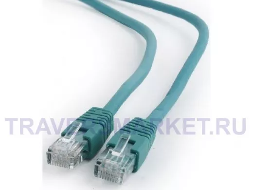 Патч-корд Cablexpert PP6U-0.5M/G кат.6, 0.5м, UTP литой, многожильный (зелёный) PP6U-0.5M/G
