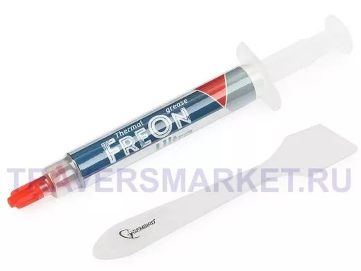 Термопаста Gembird FreOn Ultra GF-21-3 для радиаторов, 3 г, шприц GF-21-3