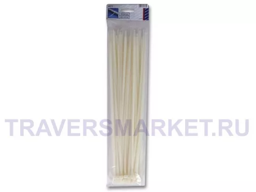 368х4,8мм кабельный хомут (стяжка) 100шт. Цвет: белый.