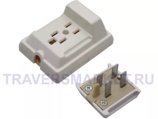 Телефонная пара ( розетка с вилкой) ДЖЕТТ и др.