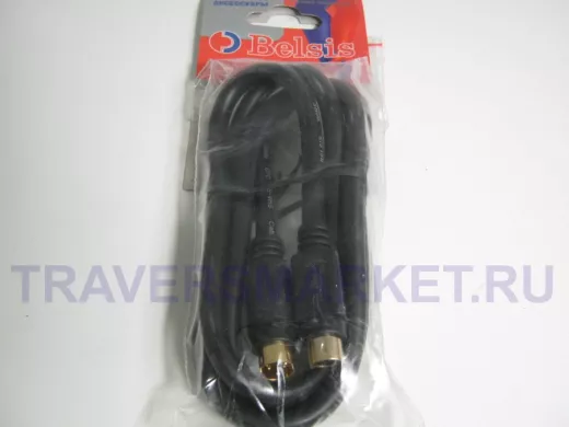 BW1121  Видеокабель S-VHS GOLD вилка/S-VHS GOLD вилка, 1.0м (шт.)  4pin